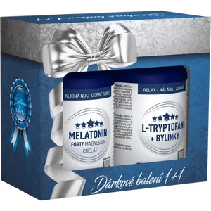 CLINICAL Melatonin Forte Magnesium chelátl + L-Tryptofan + bylinky dárkové balení 1+1, 2 x 100 tobolek