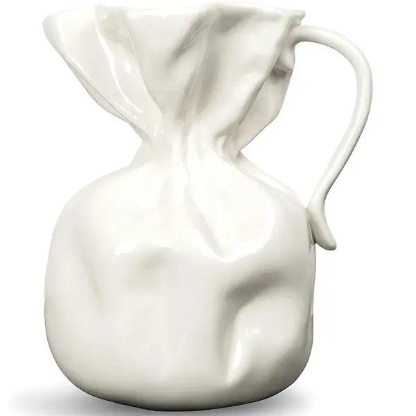 Dekorativní váza Byon Crumple White