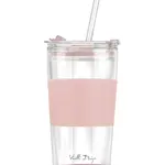 Šálek se brčkem Vialli Design Fuori 600 ml více barev