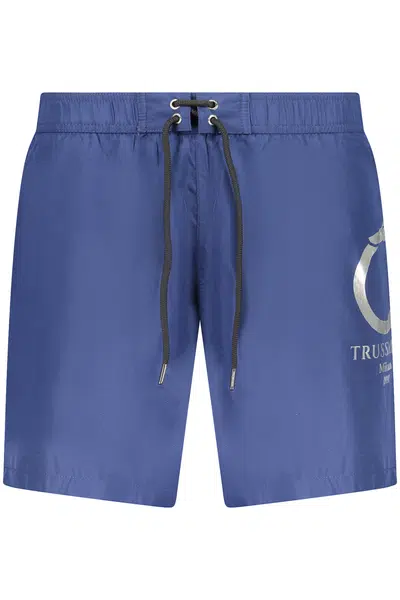 TRUSSARDI SWIMSUIT MEN'S BOTTOM BLUE