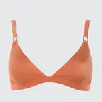 Trendyol Bright Bikini Top with Orange Textured Accessory Detail