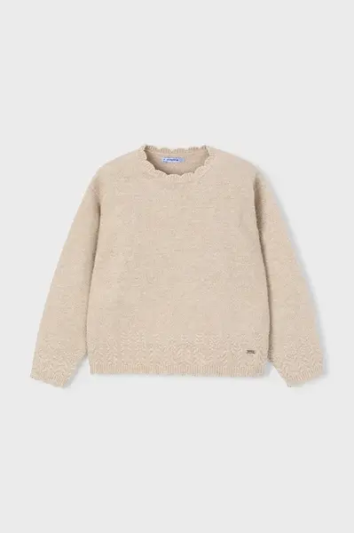 Dětský svetr Mayoral béžová barva, 4302