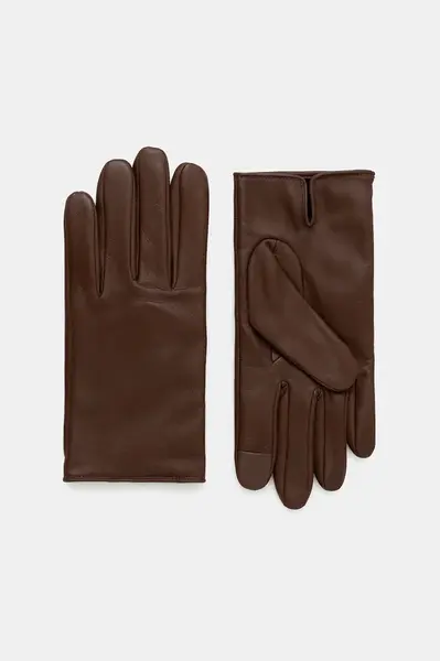 Kožené rukavice BOSS Orange Glove