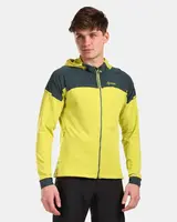 Pánská strečová mikina s kapucí kilpi memphis-m světle zelená m