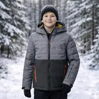 Chlapecká zimní bunda killtec 178 šedá/černá 128