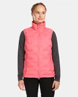 Dámská zateplená vesta kilpi nai-w růžová 44