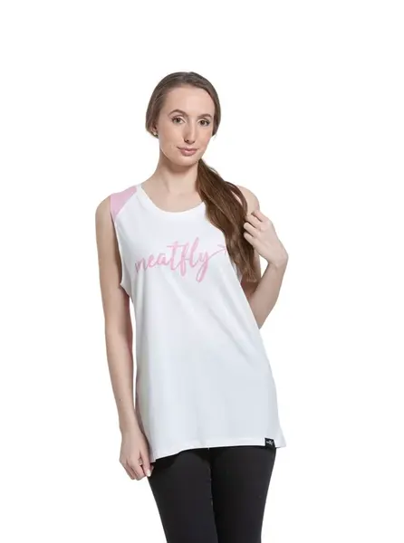 Meatfly dámské tílko Rea Pink Heather/White | Růžová | Velikost M