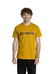 Meatfly pánské tričko MF Logo Mustard | Žlutá | Velikost XXXL | 100% bavlna