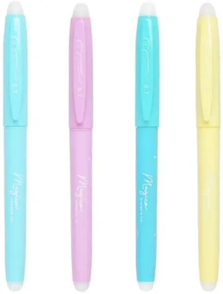 Kuličkové pero gumovací Magico 0,7 modré - mix barev