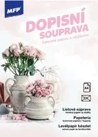 Dopisní papír barevný LUX 5+10 (Květy)