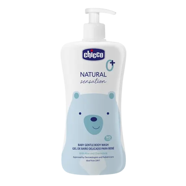 CHICCO Šampon tělový Natural Sensation s aloe a heřmánkem, 0m+ 500 ml