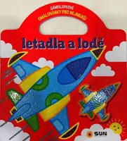 Letadla a lodě - Samolepkové omalovánky pro nejmenší (Defekt)