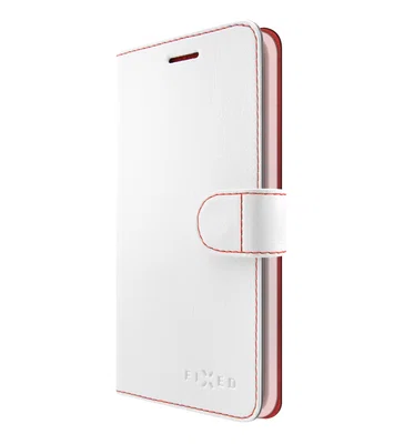 FIXED FIT flipové pouzdro pro Apple iPhone XS Max, white