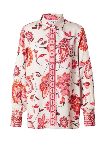 Emily Van Den Bergh Blúzka  piesková / oranžová / červená / vínovo červená