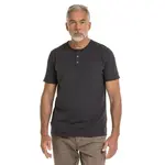 Bushman Pánské henley tričko Wray II, tmavě šedé XXXL