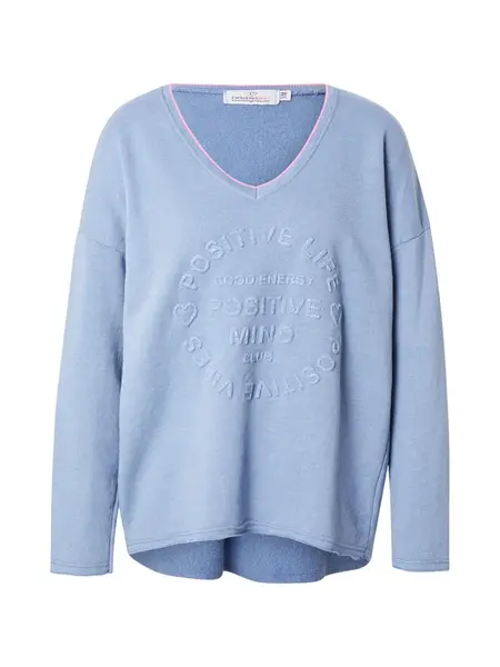 Zwillingsherz Mikina 'Positive Mind'  modrá denim