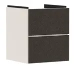 Hansgrohe Xevolos E - Umývadlová skrinka, 58x48x48 cm, 2 zásuvky, matná béžová/textilná tmavá sivá 54173660