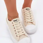 Dámské Tenisky Na Platformě Béžové Lee Cooper