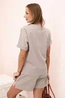 Kesi Włoski Dámský punto set s krátkými rukávy a šortkami fango