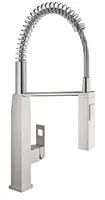 Grohe Eurocube - Dřezová baterie s flexibilním ramenem a sprškou, supersteel 31395DC0