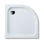 Kaldewei Advantage - Čtvrtkruhová asymetrická sprchová vanička Zirkon 502-1, 75x90 cm, bílá - sprchová vanička, antislip, Perl-Effekt, bez polystyréno