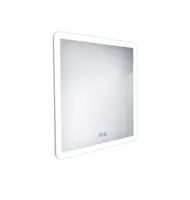 Nimco Zrcadla - Zrcadlo s LED osvětlením, 60x60 cm, dotykový senzor, hliník ZP 19066VX