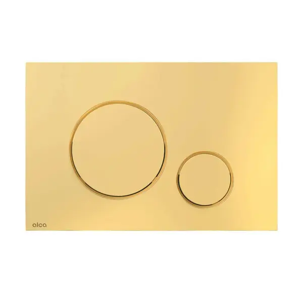 Alcadrain Thin - Ovládání splachování, zlatá M675