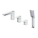 OMNIRES Fresh - Baterie na okraj vany, 4-otvorová instalace, 3 proudy, chrom FR7132CR