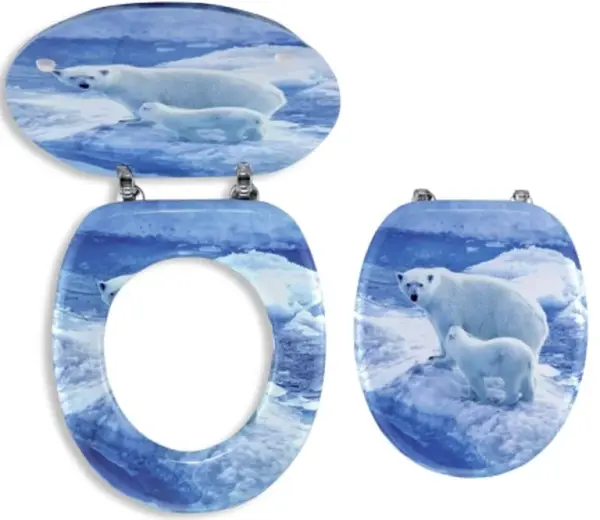 Novaservis Prestige - WC doska, MDF, farebný dekor WC/MEDVEDI