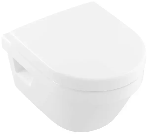 Villeroy & Boch Architectura - Závěsné WC Compact se sedátkem SoftClosing, DirectFlush, alpská bílá 4687HR01