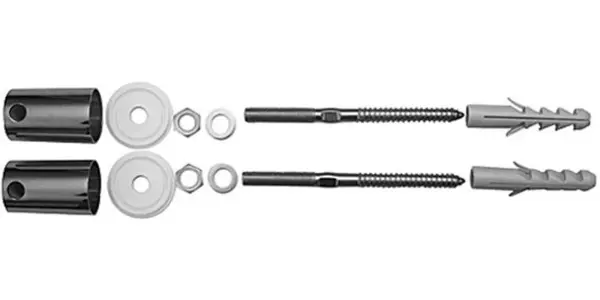 Duravit Príslušenstvo - Upevňovací materiál, chróm 0067121000