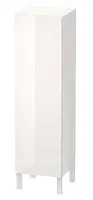 Duravit L-Cube - Skrinka vysoká 132x40x36 cm, ľavá, lesklá biela LC1178L2222