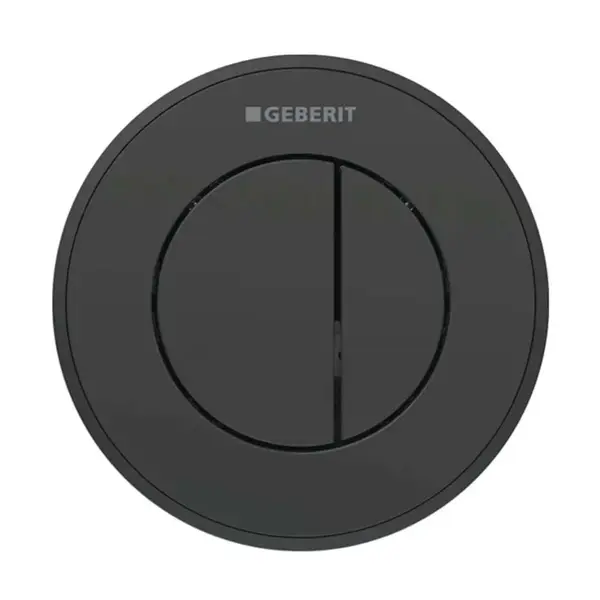 Geberit Splachovací systémy - Oddálené ovládání splachování typ 10, 2-činné, černá 116.055.DW.1