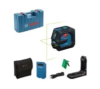 Bosch - Čárový laser, dosah 20 m, s příslušenstvím 0601065602
