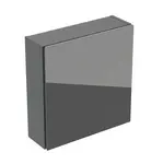 Geberit - Skříňka 45x47x15 cm, 1 dvířka, panty L/P, lávová/sklo lávové 502.319.JK.2