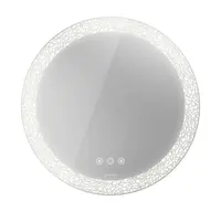 Duravit Happy D.2 Plus - Zrkadlo, priemer 70 cm, s LED osvetlením a vyhrievaním HP7485G00000000