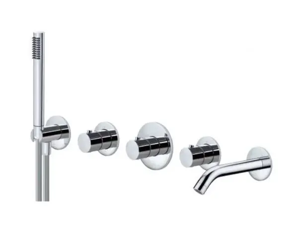 Paffoni Modular Box - Termostatická batéria pod omietku, na 2 spotrebiče, chróm MDE001CR