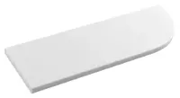 Sapho Abeline - Polička rohová, matná biela AE300-0101