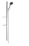 Hansgrohe Rainfinity - Súprava sprchovej hlavice 130, 3jet, tyče 150 cm a hadice, EcoSmart, chróm 27674000