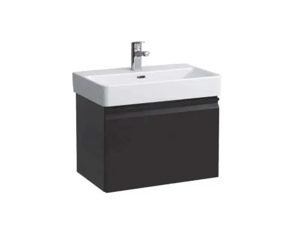 Laufen Pro S - Skrinka s umývadlom, 60x50 cm, wenge H8609624231041