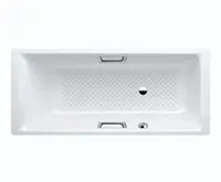 Kaldewei Ambiente - Vaňa Puro Star 686, 160x70 cm, otvory na držadlá, celoplošný antislip, biela 258634010001