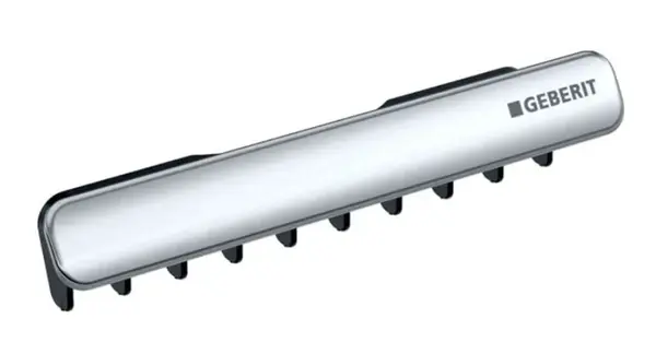 Geberit ONE - Kryt výpustu umývadiel s vodorovným odtokom, hrebeňová vložka, lesklý chróm 505.082.21.1