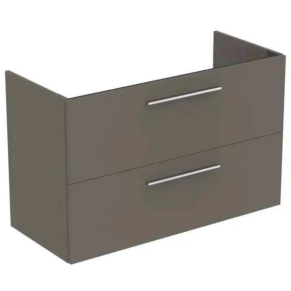 Ideal Standard i.Life A - Skrinka pod umývadlo, 100x44x63 cm, 2 zásuvky, sivý matný kremeň T5257NG