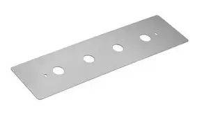 Kludi Príslušenstvo - Pohľadová doska na 4-otvorovú vaňovú batériu, mosadz 1602145