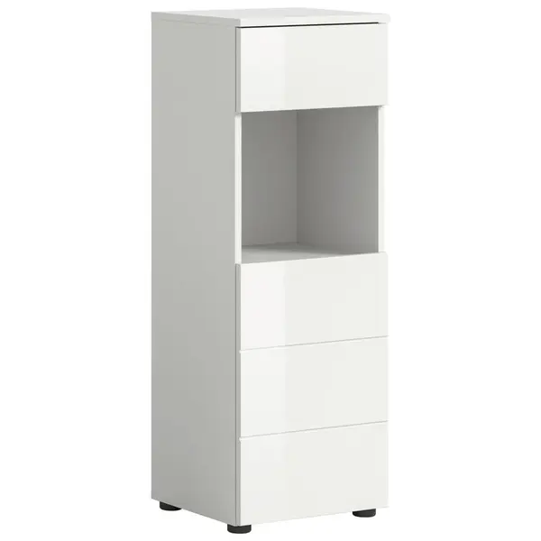 MID.YOU SPODNÍ SKŘÍŇKA, vysoce lesklá bílá, vysoce lesklá bílá,