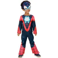 SPIDERMAN  Miles Morales svítící ve tmě dětský kostým velikost XXS(98-104cm)