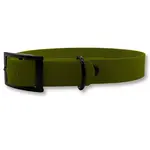 PafDog® Voděodolný gumový obojek pro psy OLIVOVĚ ZELENÝ - šířka 2,5cm PAF-967