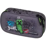 BAAGL ETUE MINECRAFT TNT Školní penál, tmavě šedá, velikost