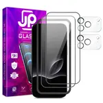 JP Full Pack Tvrzených skel, 2x 3D sklo s aplikátorem + 2x sklo na čočku, iPhone 17 Pro