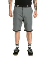 Meatfly pánské kraťasy Barry 2.0 Grey / Black Ripstop | Šedá | Velikost 38